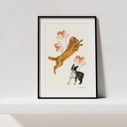 Love Is In The Air - Watercolour Painting